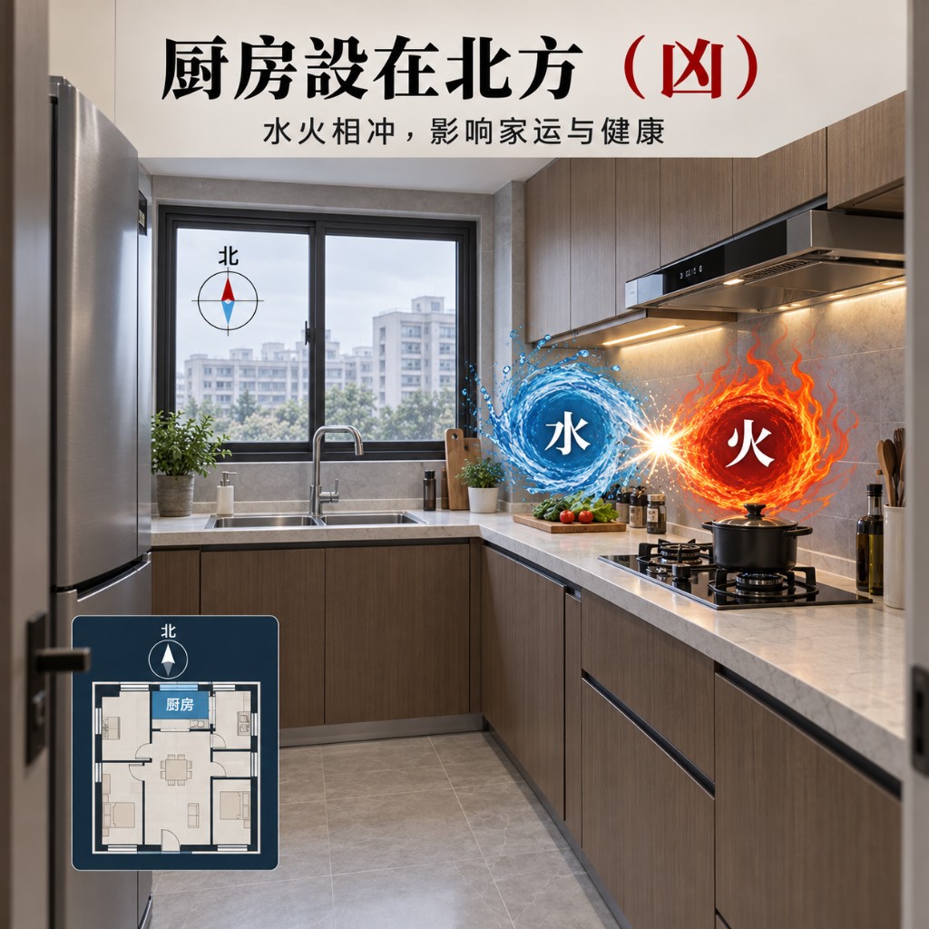 厨房设在北方