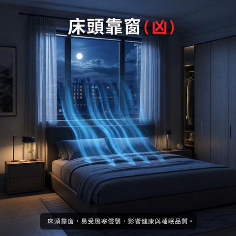 床头靠窗