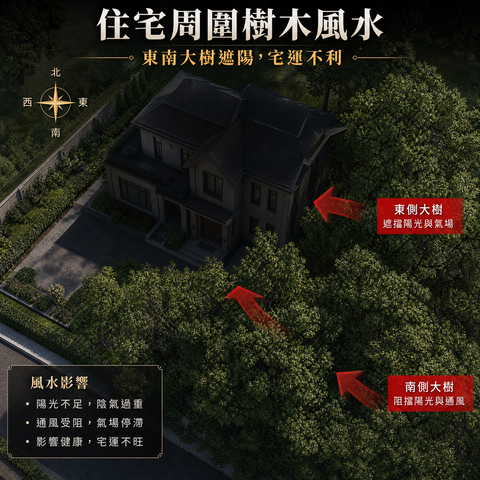 住宅周围树木风水