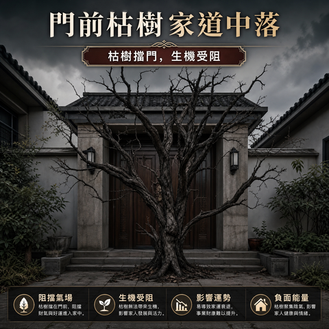 门前枯树家道中落