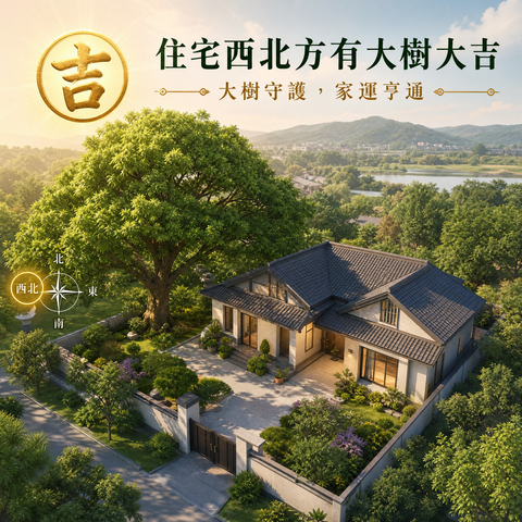 西北方有大树大吉