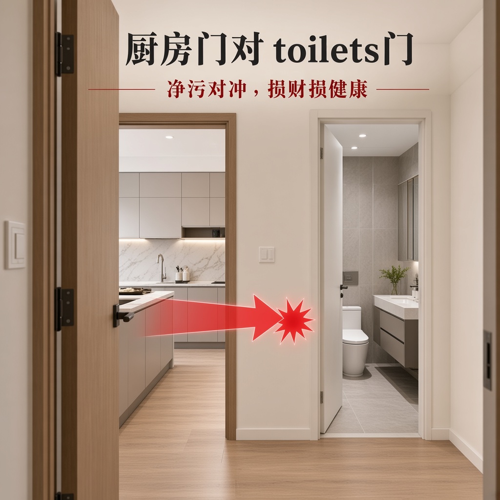 厨房门对厕所门