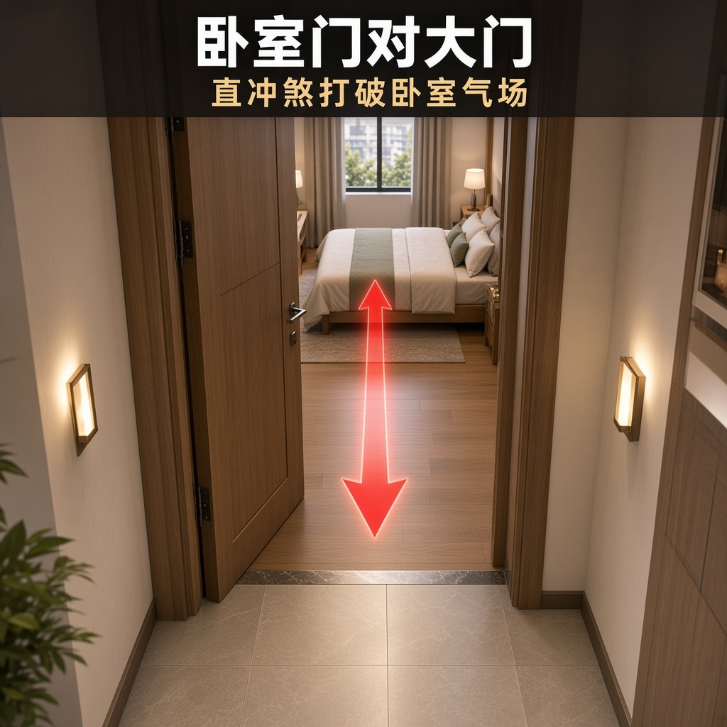 卧室门对大门