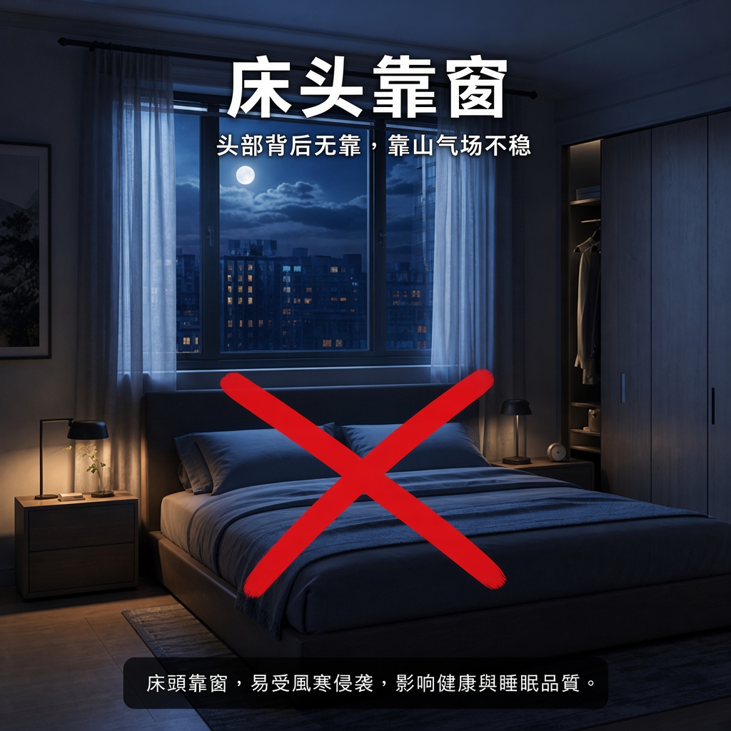 床头靠窗(卧室)
