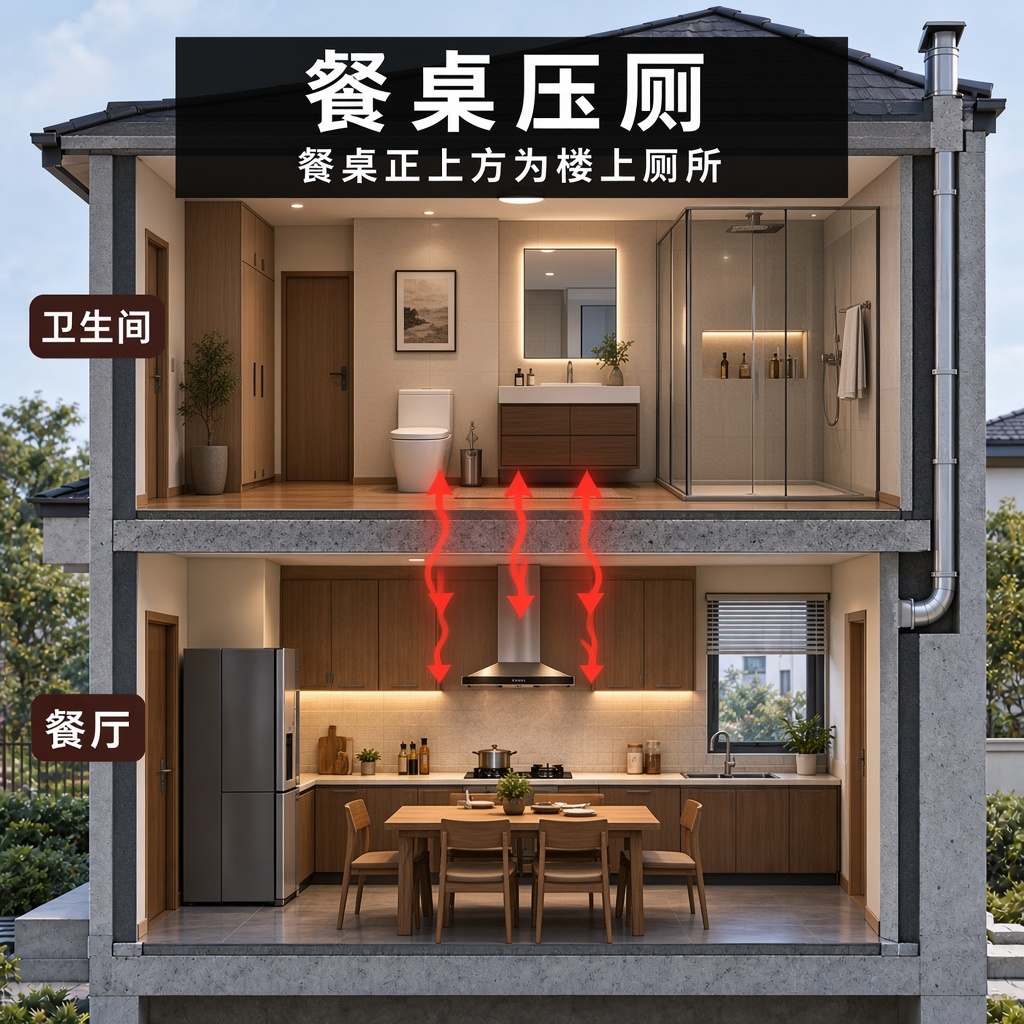 餐桌压厕