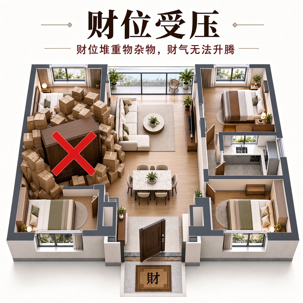 财位受压