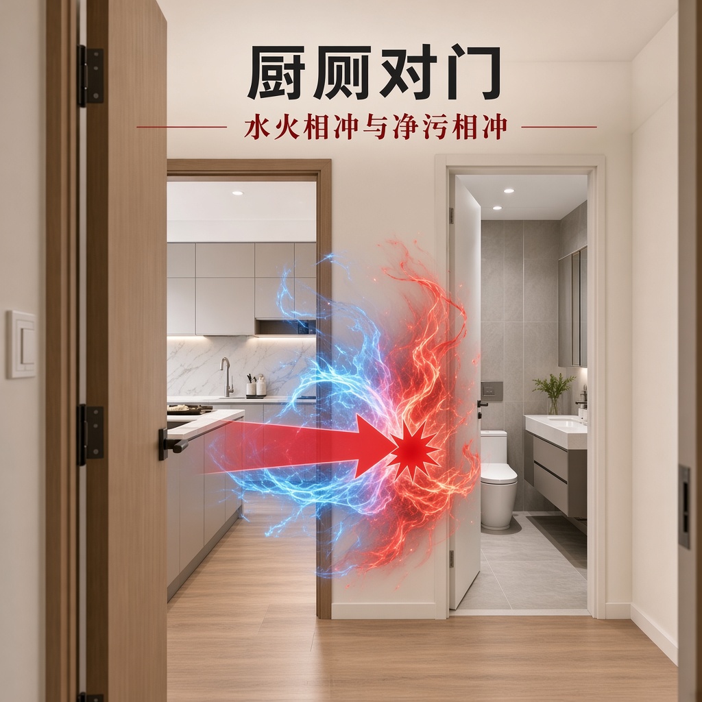 厨厕对门