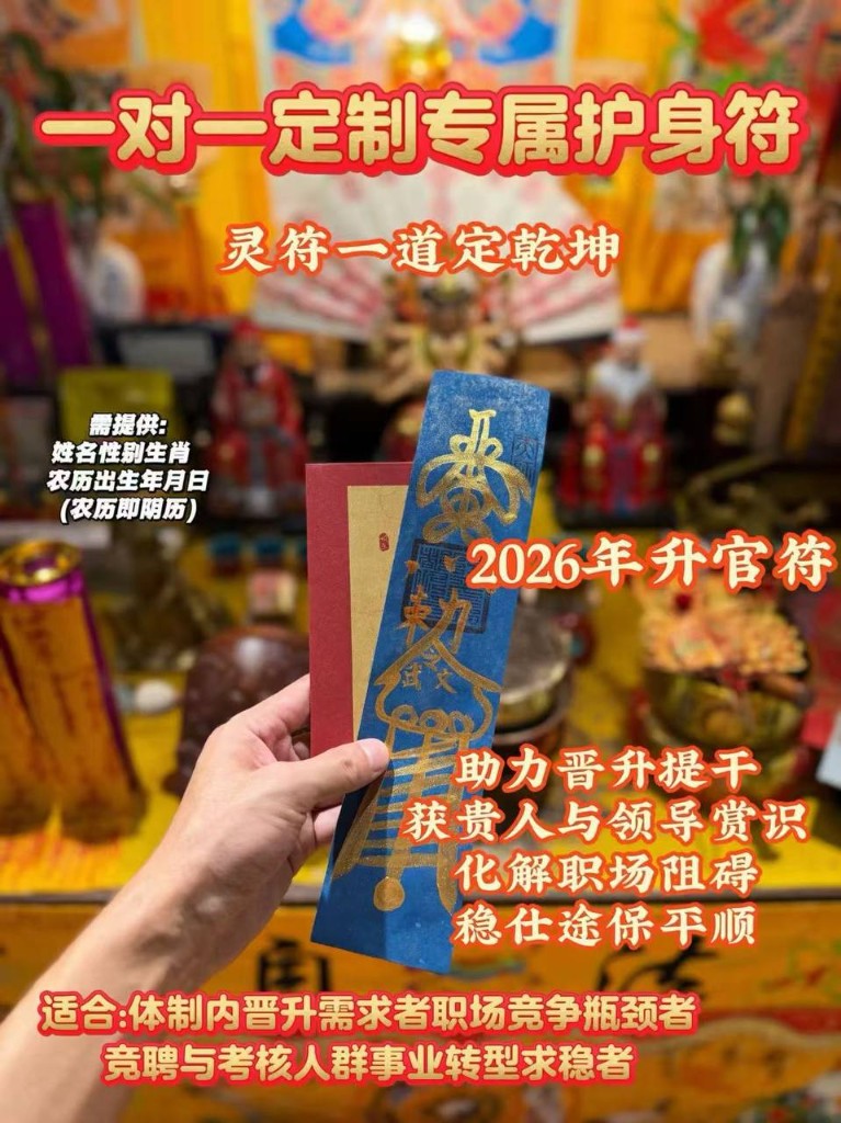 天师法符 · 升官提干